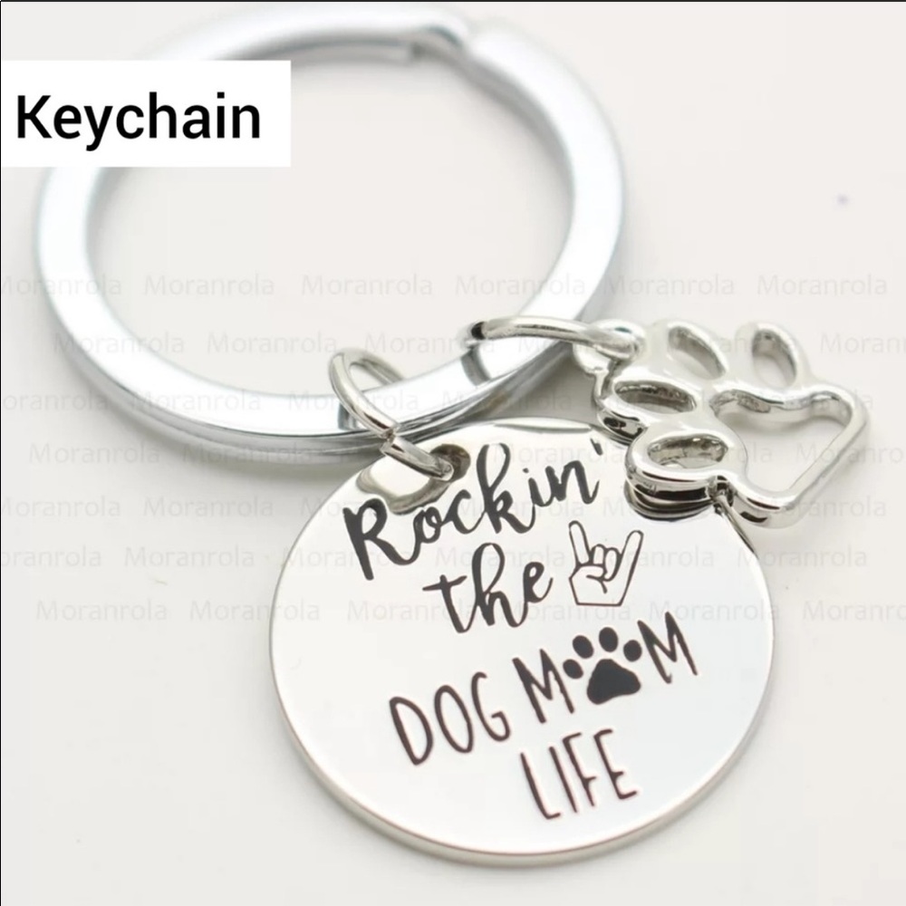 Dog Mom Keychain